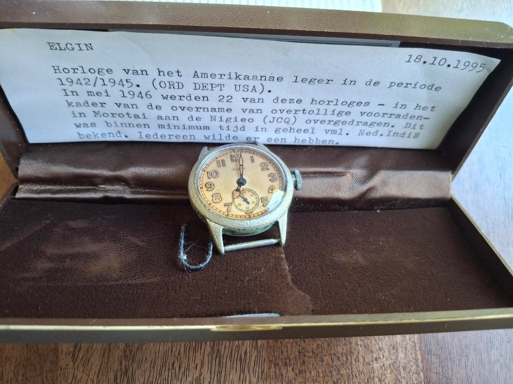 Horloge Amerikaans leger 1942, Verzamelen, Ophalen, Landmacht, Amerika, Overige typen