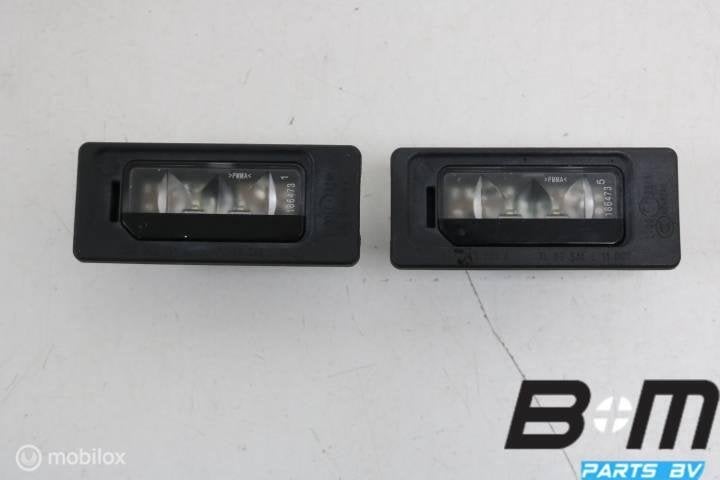 Set LED kentekenplaatverlichting VW Golf Plus 3AF943021A, Auto-onderdelen, Verlichting, Gebruikt