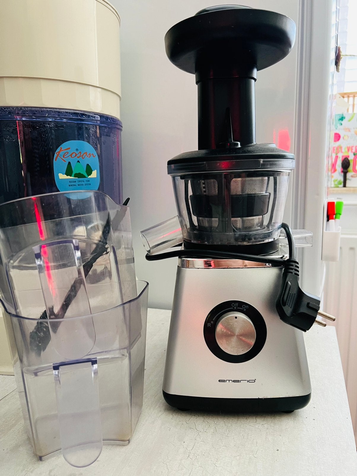 Slowjuicer, Witgoed en Apparatuur, Juicers, Ophalen of Verzenden, Gebruikt, Slowjuicer