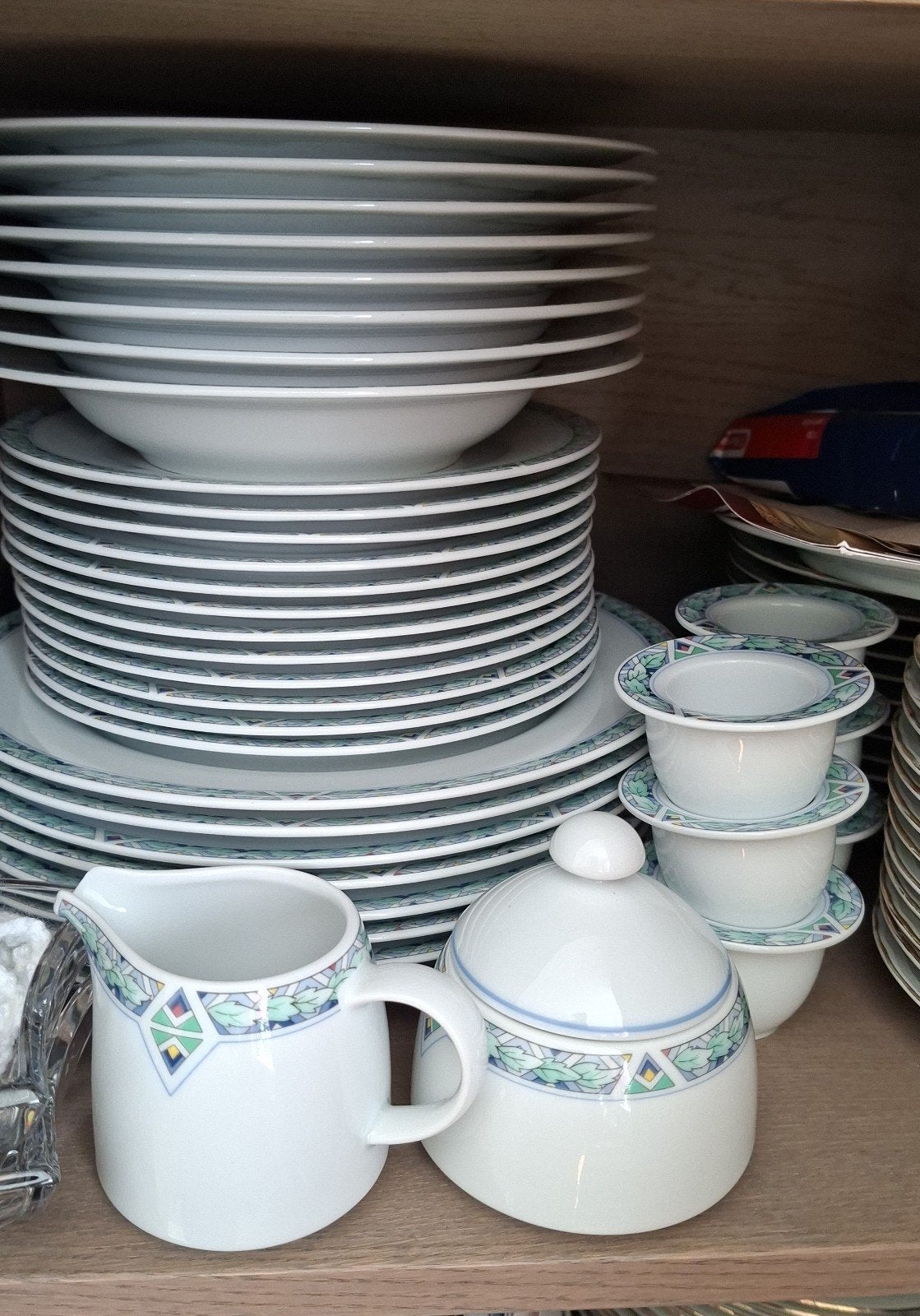 Arzberg servies roomstelletje en eierdopjes - Nieuw, Arzberg, Overige typen, Nieuw, Ophalen of Verzenden