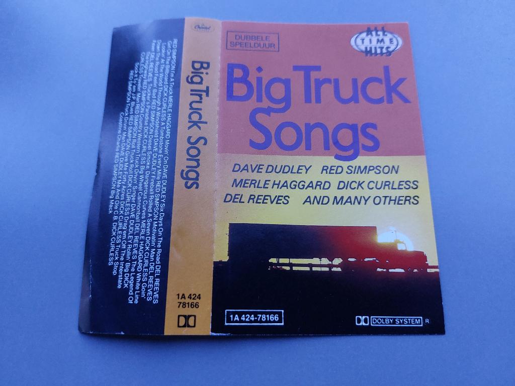 BIG TRUCK SONGS (MC), Ophalen of Verzenden, Zo goed als nieuw, Origineel, 1 bandje