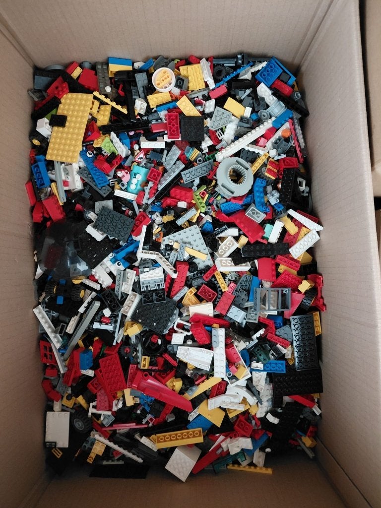 Partijen ongesorteerde Lego per 8kg, Lego, Gebruikt, Ophalen of Verzenden, Losse stenen