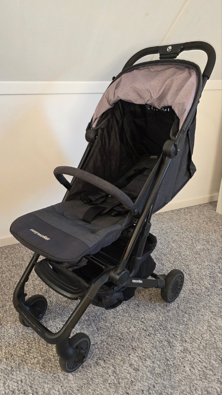 Easywalker Mini XS Buggy Antraciet - Compact en Handig, Kinderen en Baby's, Buggy's, Ophalen, Gebruikt, Overige merken
