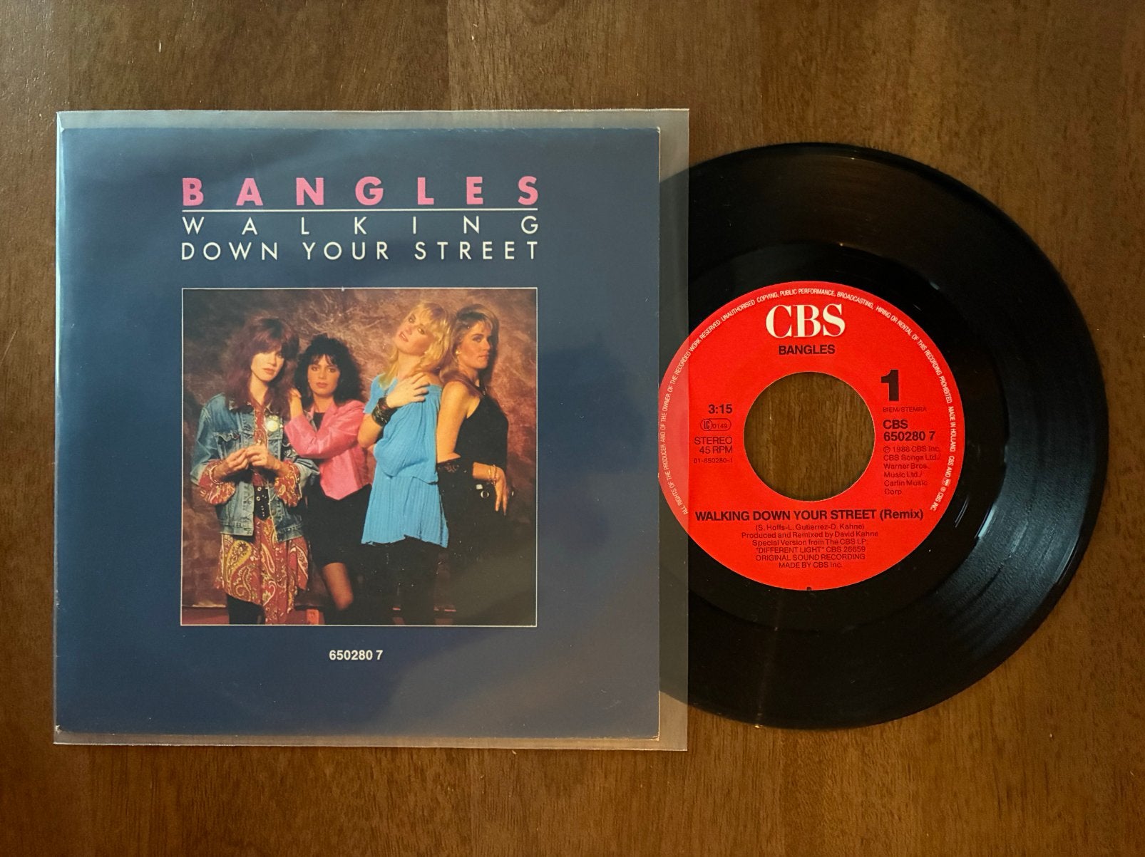 Bangles - Walking down your street, Ophalen of Verzenden, 7 inch