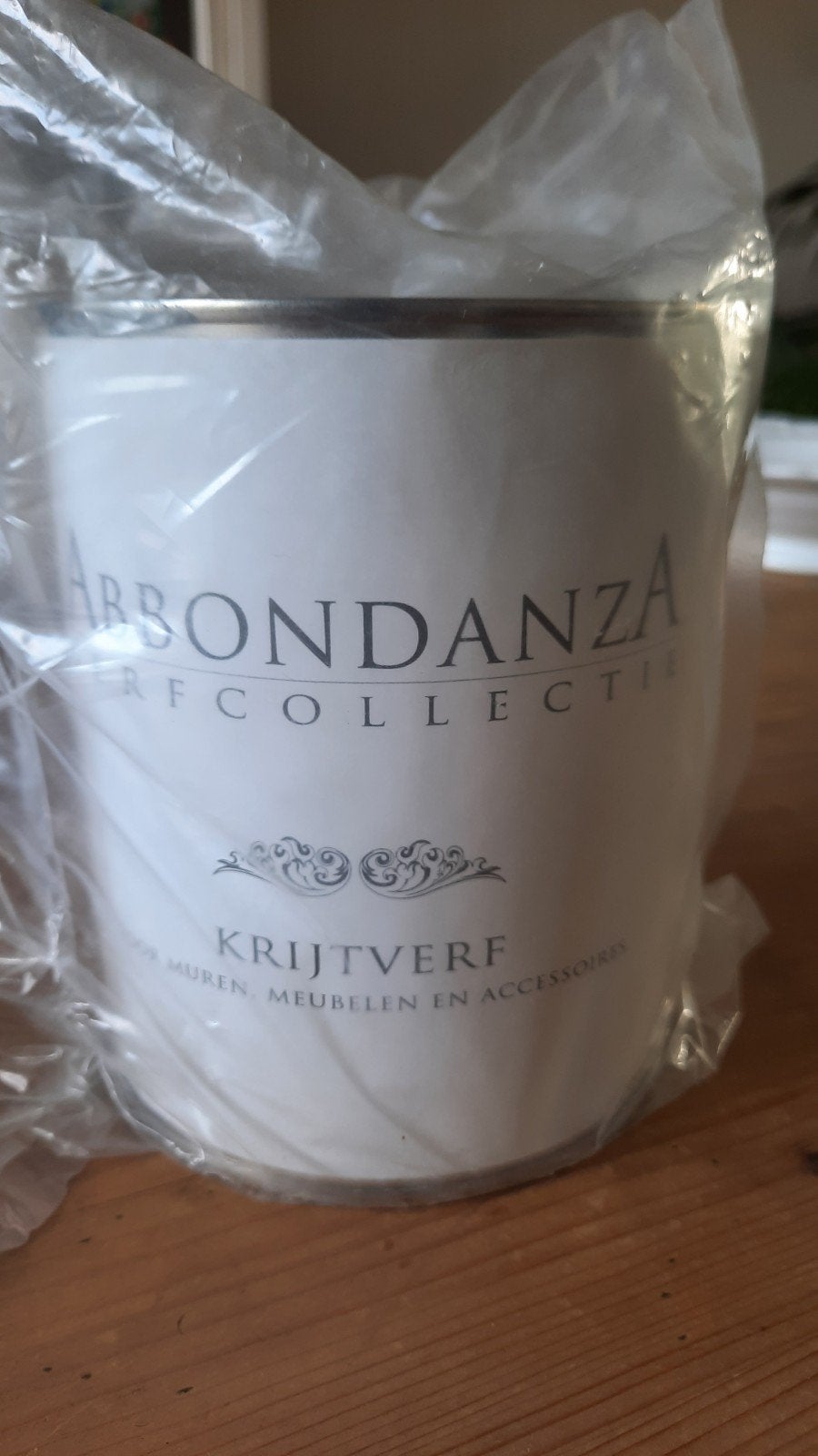 Abbondanza Krijtverf Soft Grey 045 - Nieuw, Nieuw, Ophalen of Verzenden, Verf, Grijs