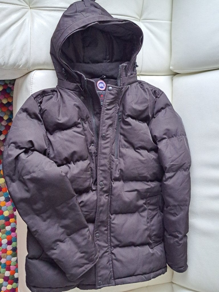 CANADA GOOSE donzen jas maat L, Maat 52/54 (L), Zwart, Canada Goose, Ophalen of Verzenden