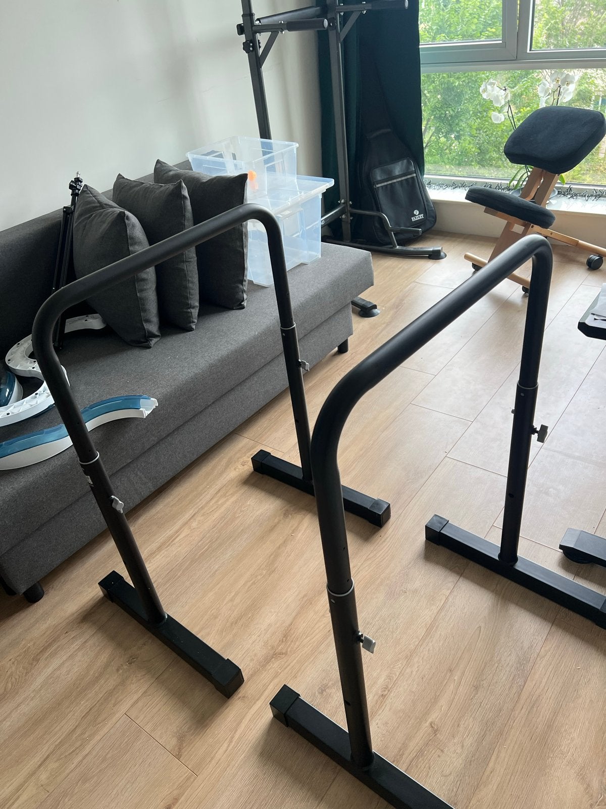 Verstelbare Dipbars (set van 2) - Calisthenics Thuis, Sport en Fitness, Ophalen, Gebruikt, Armen, Overige typen