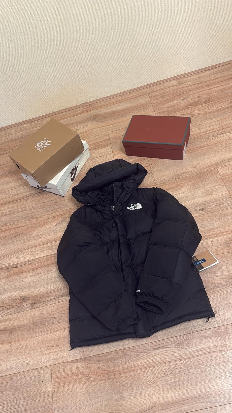 The North Face Himlyn 550 Down Parka Zwart, Kleding | Heren, Maat 48/50 (M), Zwart, Nieuw, Ophalen of Verzenden