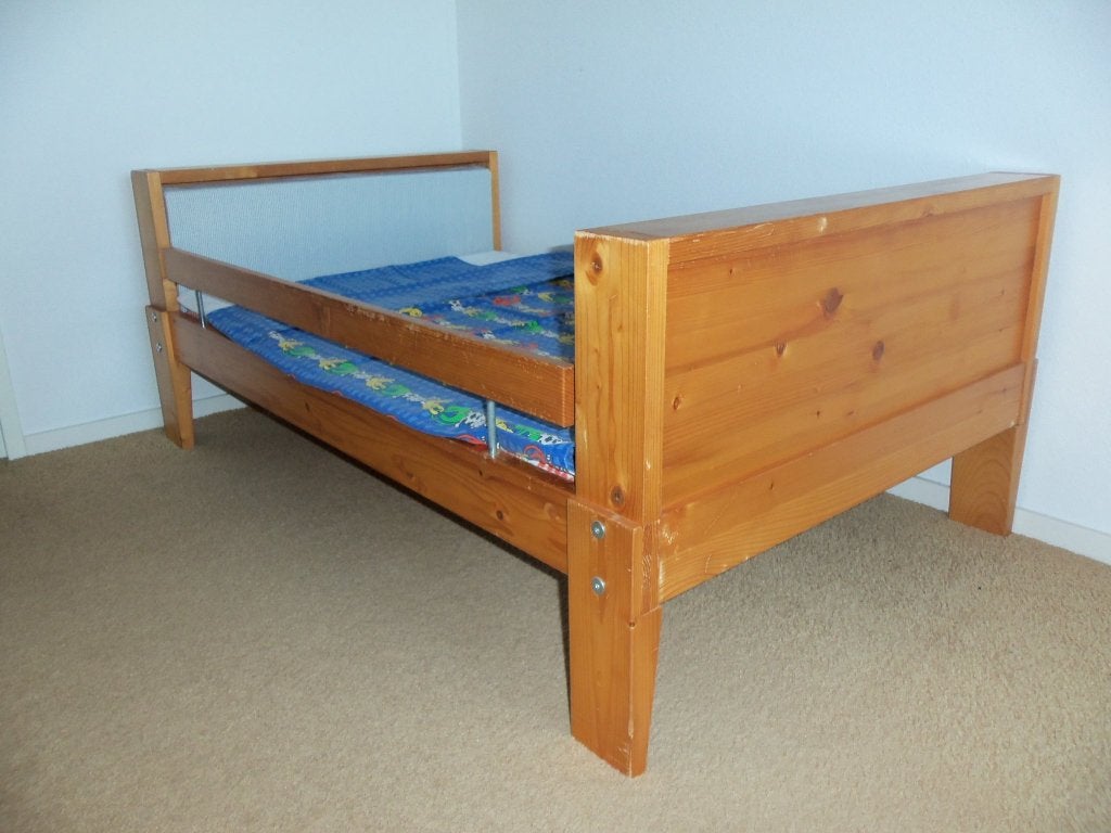 Kinderbed, Ophalen, Gebruikt, 180 cm of meer, 70 tot 85 cm