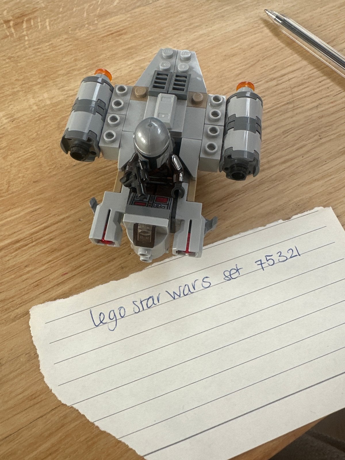 LEGO Star Wars The Mandalorian's N-1 Starfighter Microfighte, Ophalen of Verzenden, Zo goed als nieuw, Overige merken