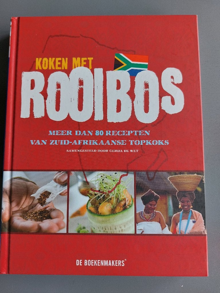 Koken met rooibos - Gerda de Wet, Daleen van der Merwe, Boeken, Gerda de Wet, Daleen van der Merwe, Ophalen of Verzenden, Zo goed als nieuw