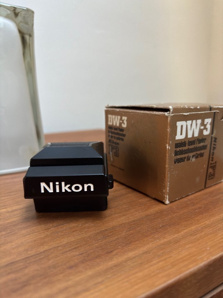 Nikon DW-3 Waist level finder voor de F3, Ophalen of Verzenden, Zo goed als nieuw, Spiegelreflex, Nikon