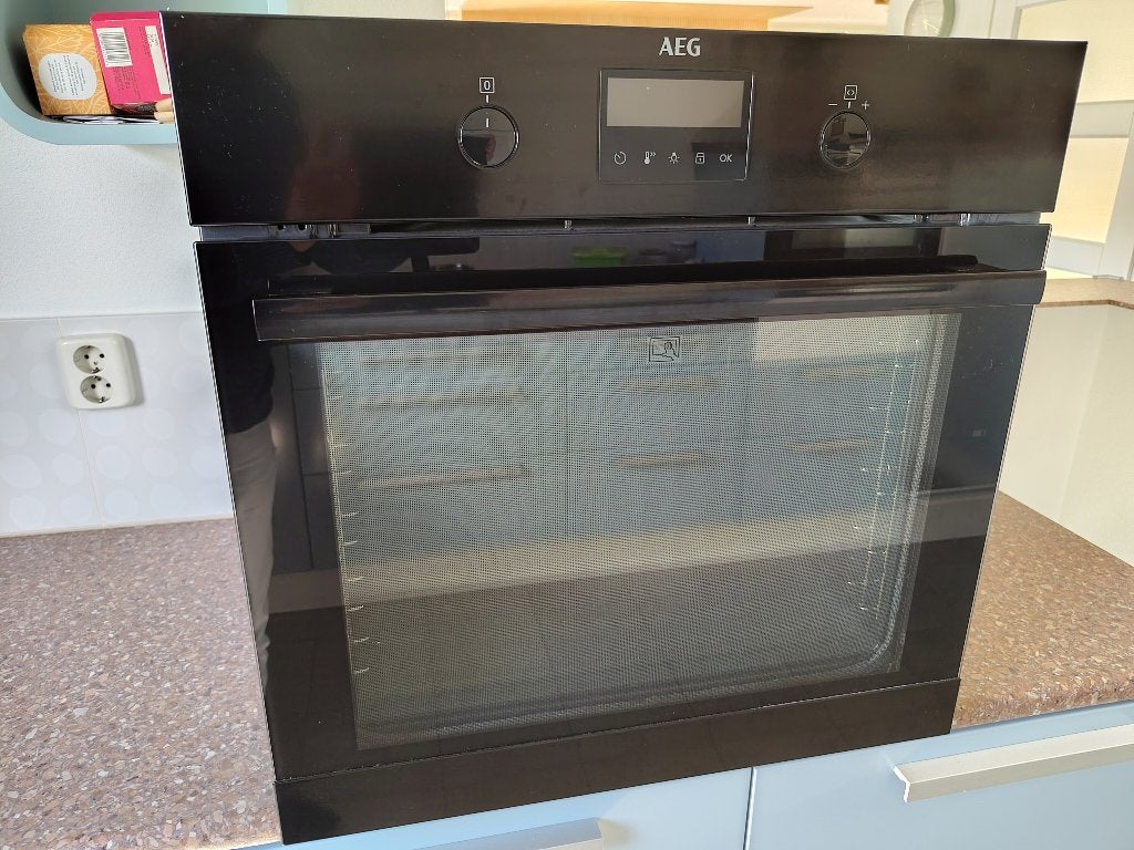 Aeg inbouw hetelucht oven, pyrolyse, Ophalen, Inbouw, 55 tot 60 cm, 45 tot 60 cm