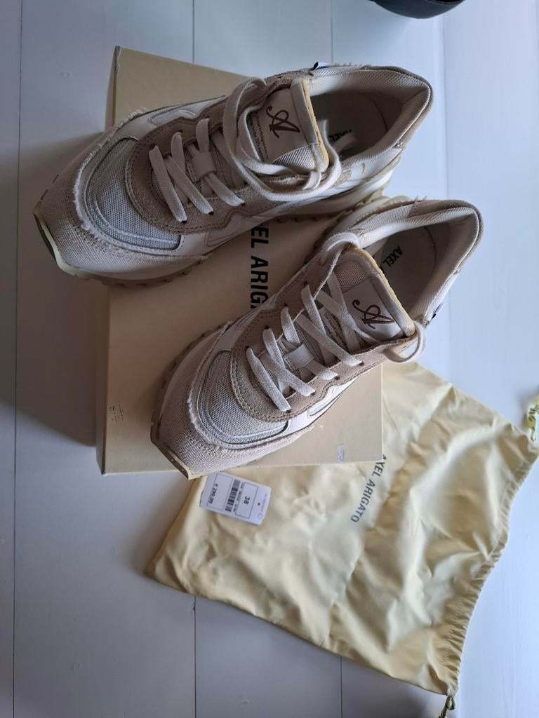 Alex Arigato sneakers, beige, wit, maat 38!, Ophalen of Verzenden, Gedragen, Beige, Sneakers of Gympen