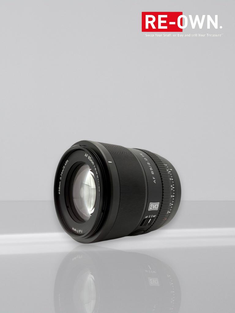 Viltrox AF 85mm f/2.0 EVO Sony FE-mount (topstaat + doos)., ., Zo goed als nieuw, Standaardlens, .