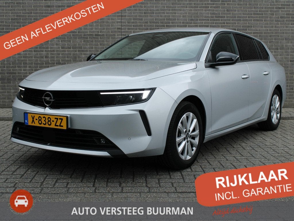 Opel Astra Sports Tourer 1.2 Level 2 Cruise en Climate Contr, Voorwielaandrijving, 12 maanden, Stof, Gebruikt