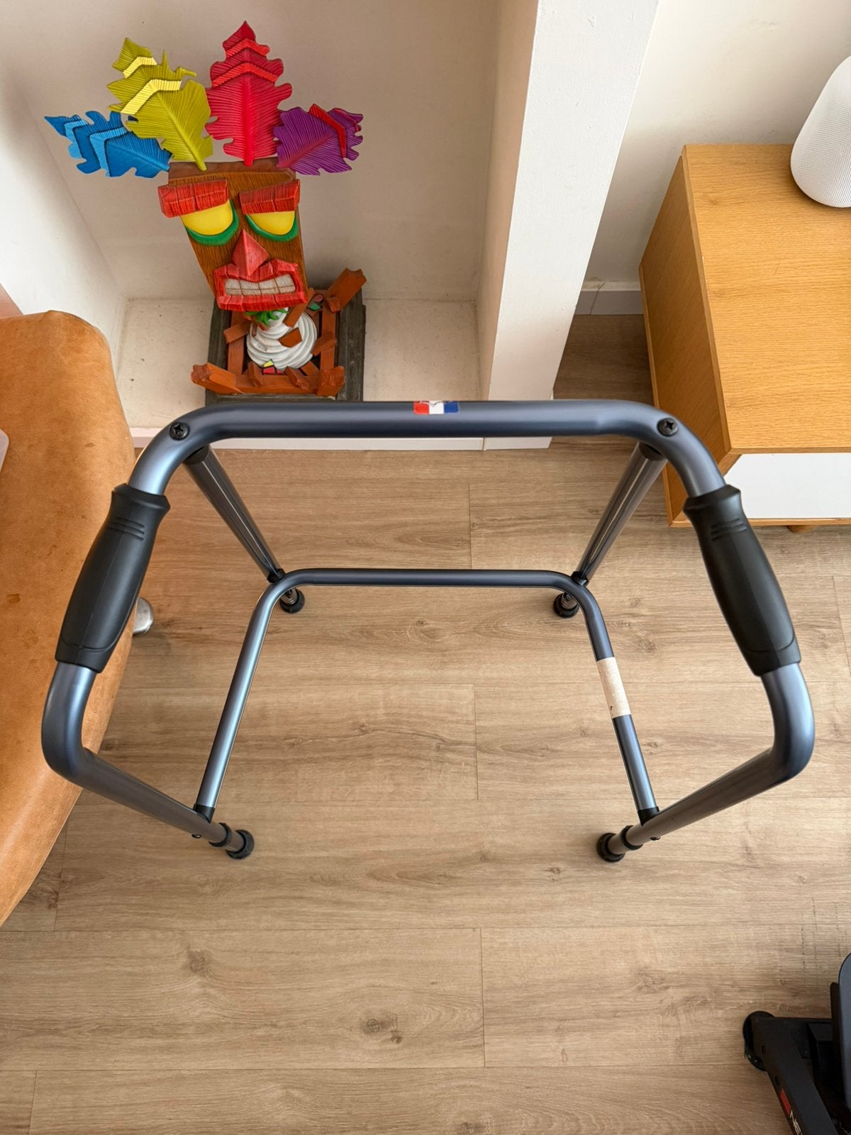 Looprek extra hoog en sterk aluminium wandelstok loop rek, Diversen, Looprekken, Ophalen, In hoogte verstelbaar, Zo goed als nieuw