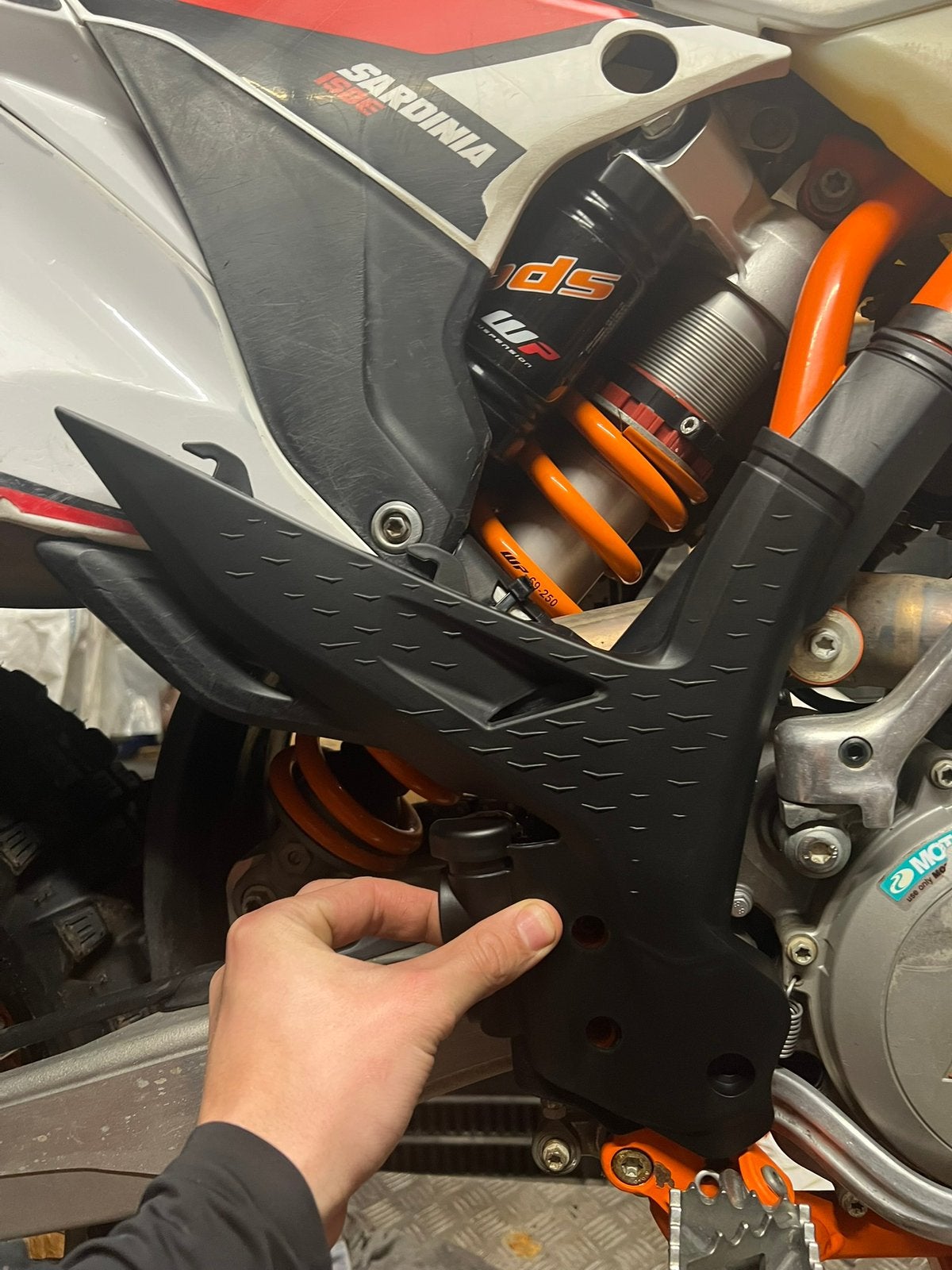 Ktm exc 2023-2024 frame beschermer, Motoren, Onderdelen | Overige, Ophalen of Verzenden, Nieuw
