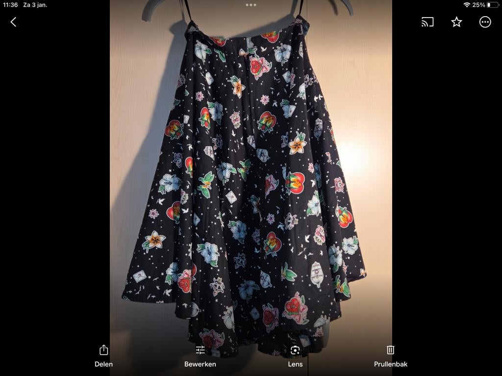 Vinted rok, Kleding | Dames, Rokken, Ophalen, Zwart, Zo goed als nieuw, Maat 36 (S)