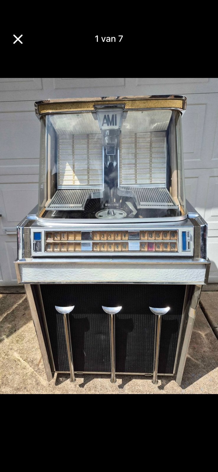 Ami k. Voor zakelijk incl btw factuur, Verzamelen, Automaten | Jukeboxen, Ophalen of Verzenden, Zo goed als nieuw, 1950 tot 1960