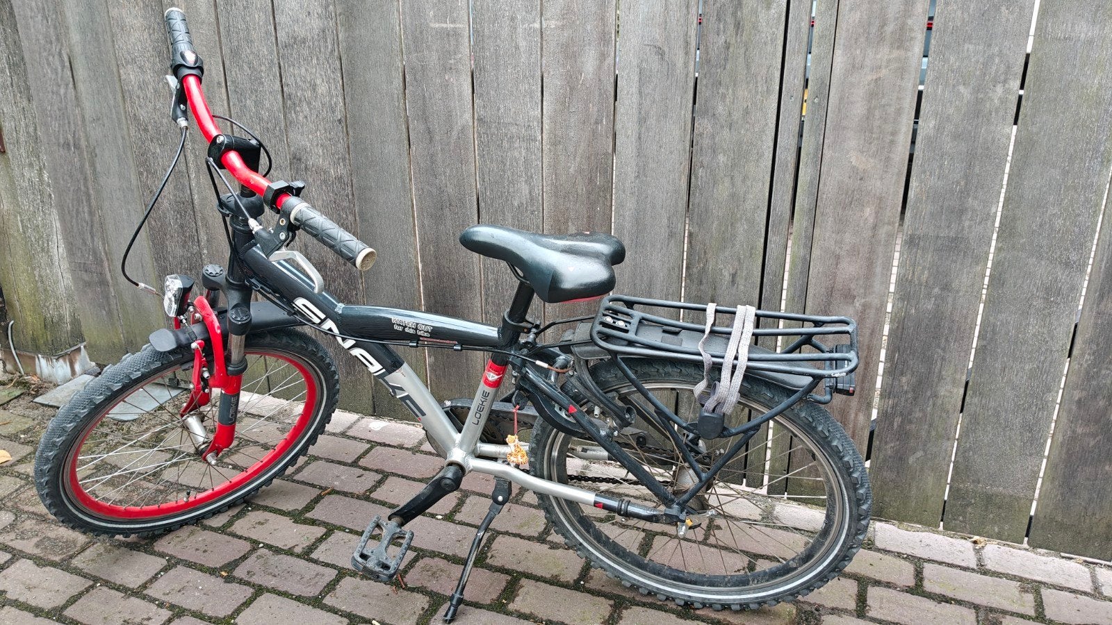 Loekie Snake 22 inch kinderfiets - Gebruikt, Fietsen en Brommers, Ophalen, Gebruikt, 20 inch of meer