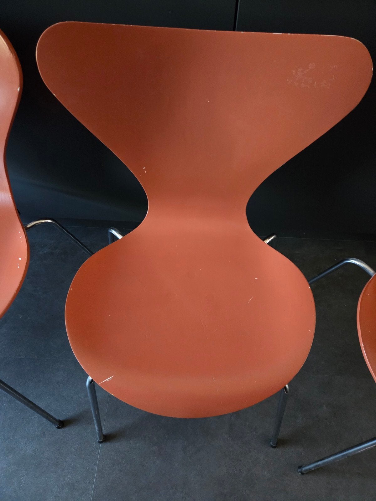 4x Fritz Hansen / Vlinderstoel, Ophalen, Gebruikt, Overige kleuren, Vier