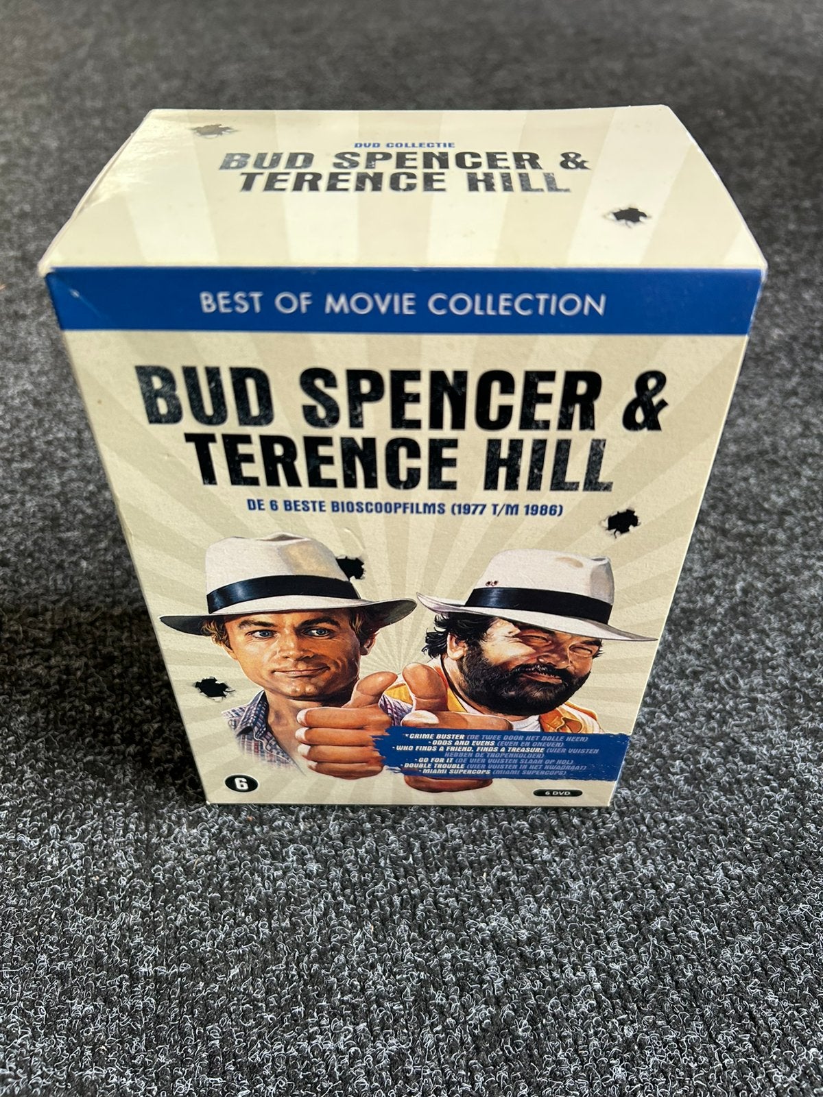 Bud spencer & terence hill de beste bioscoopfilms dvd box, Alle leeftijden, Ophalen of Verzenden, Gebruikt, Komedie