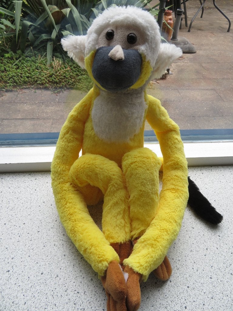 Doodshoofdaap aap van Apenheul of Petjes World, Ophalen of Verzenden, Zo goed als nieuw, Middelgroot (20 tot 80 cm), Met label
