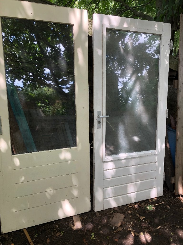 Buitendeur, Ophalen, Gebruikt, 80 tot 100 cm, Buitendeur