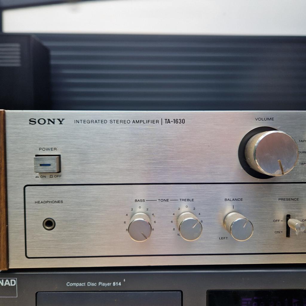 Vintage Sony TA-1630 Geïntegreerde Stereo Versterker, Gebruikt, Ophalen of Verzenden, Sony, Minder dan 60 watt