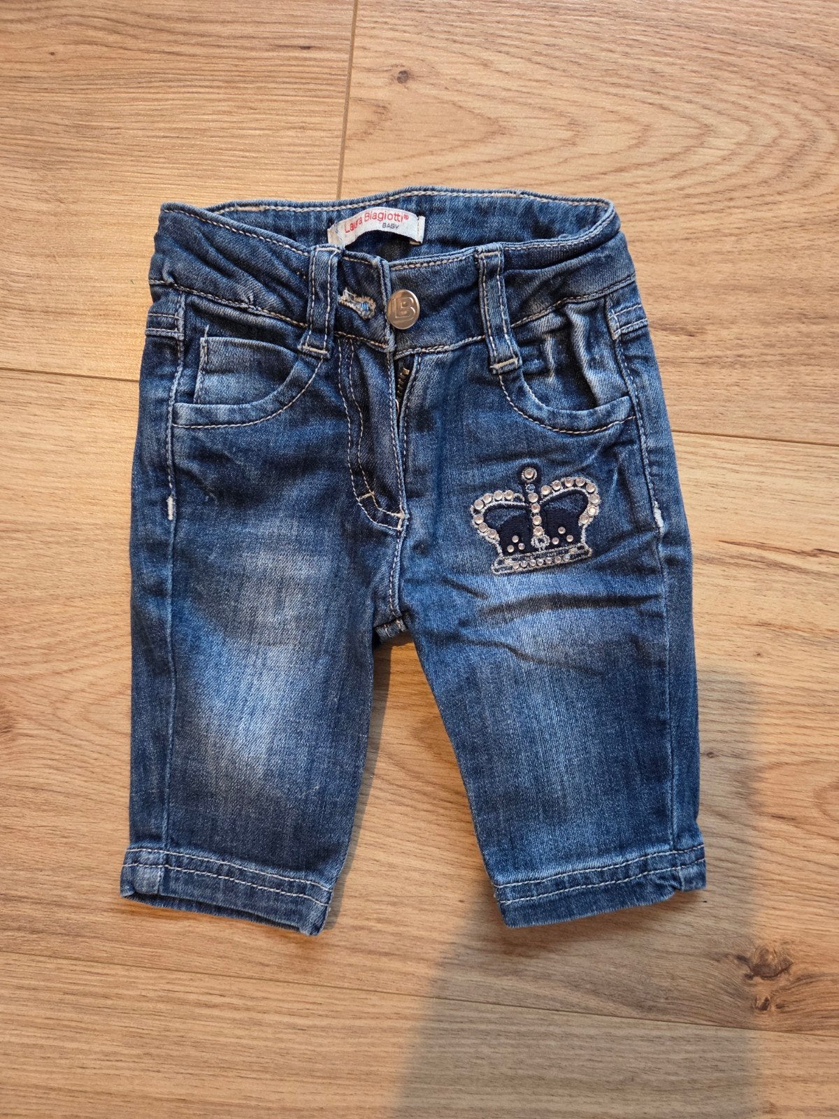 Broek Laura Biagiotti, maat 0-3 maanden, Broekje, Meisje, Zo goed als nieuw, Laura Biagiotti