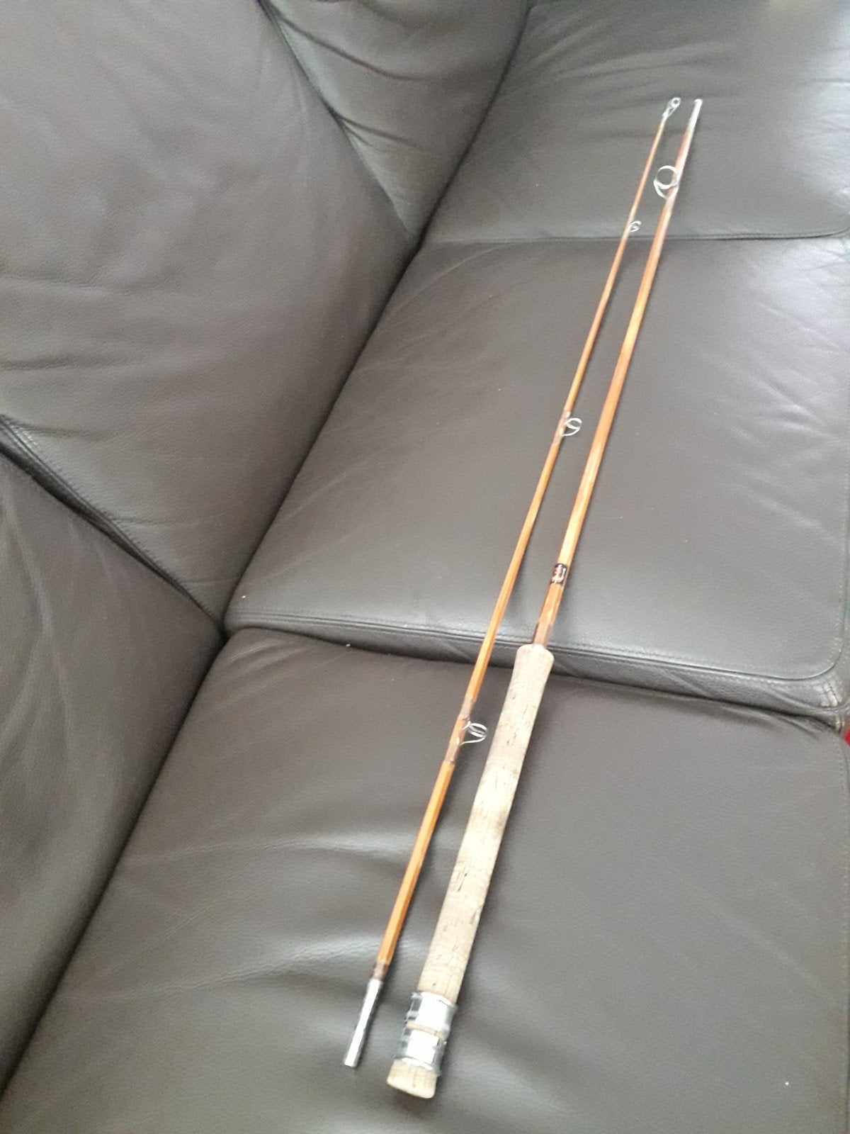 Klassieke Splitcane spinhengel, Watersport en Boten, Ophalen of Verzenden, Werphengel