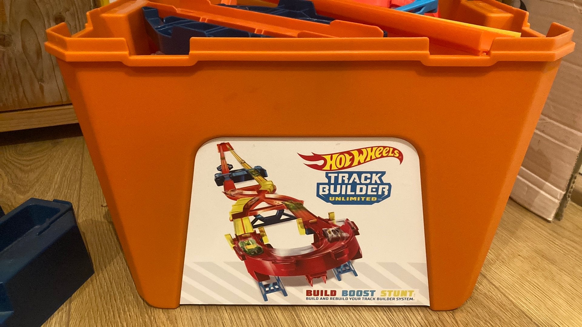 Hot Wheels Track Builder, Kinderen en Baby's, Speelgoed | Racebanen, Ophalen, Zo goed als nieuw, Handmatig, Hot Wheels