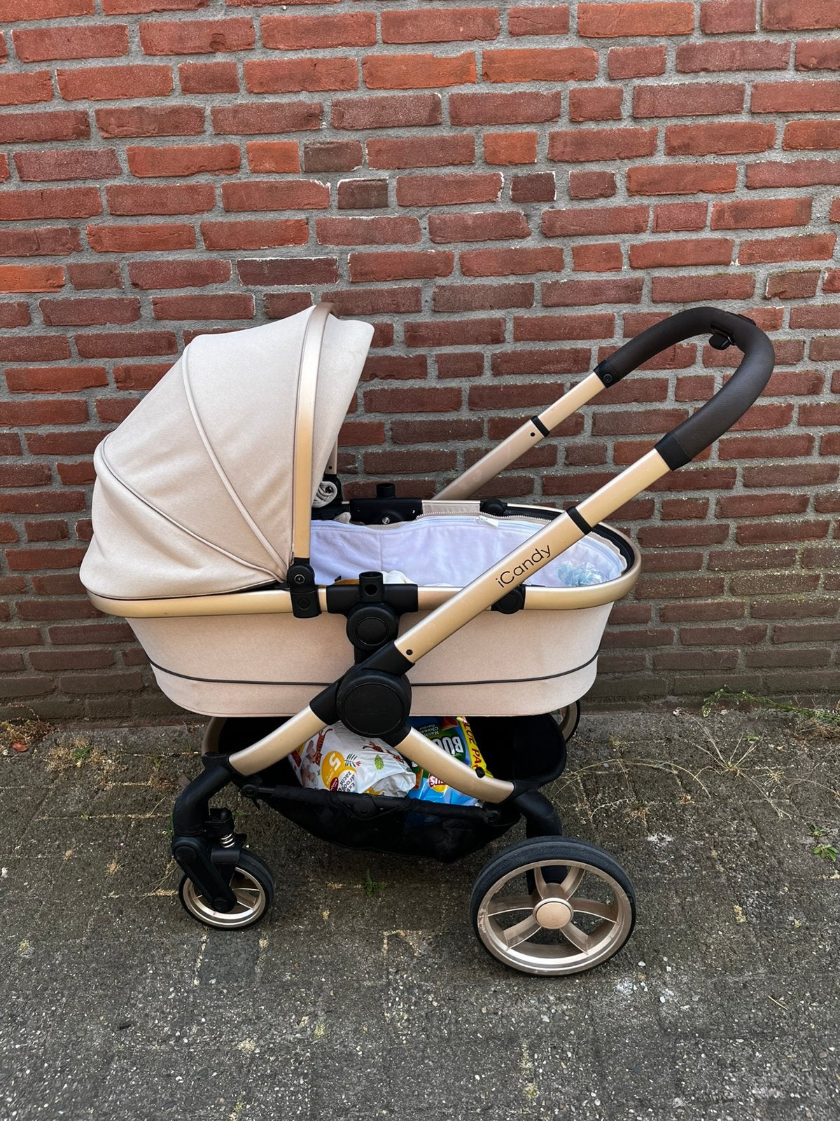 Icandy peach 7 biscotti kinderwagen, Ophalen, Zo goed als nieuw, Overige merken