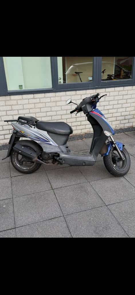 Kymco Agility 50cc Scooter - Blauw/Zilver, Ophalen, Gebruikt, Maximaal 45 km/u, Agility