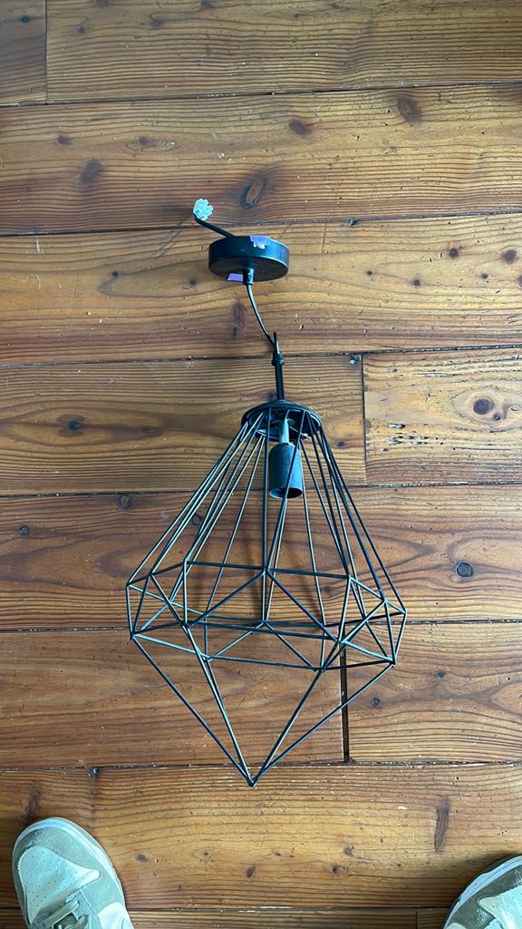 Moderne lamp, Ophalen of Verzenden, Zo goed als nieuw, Minder dan 50 cm