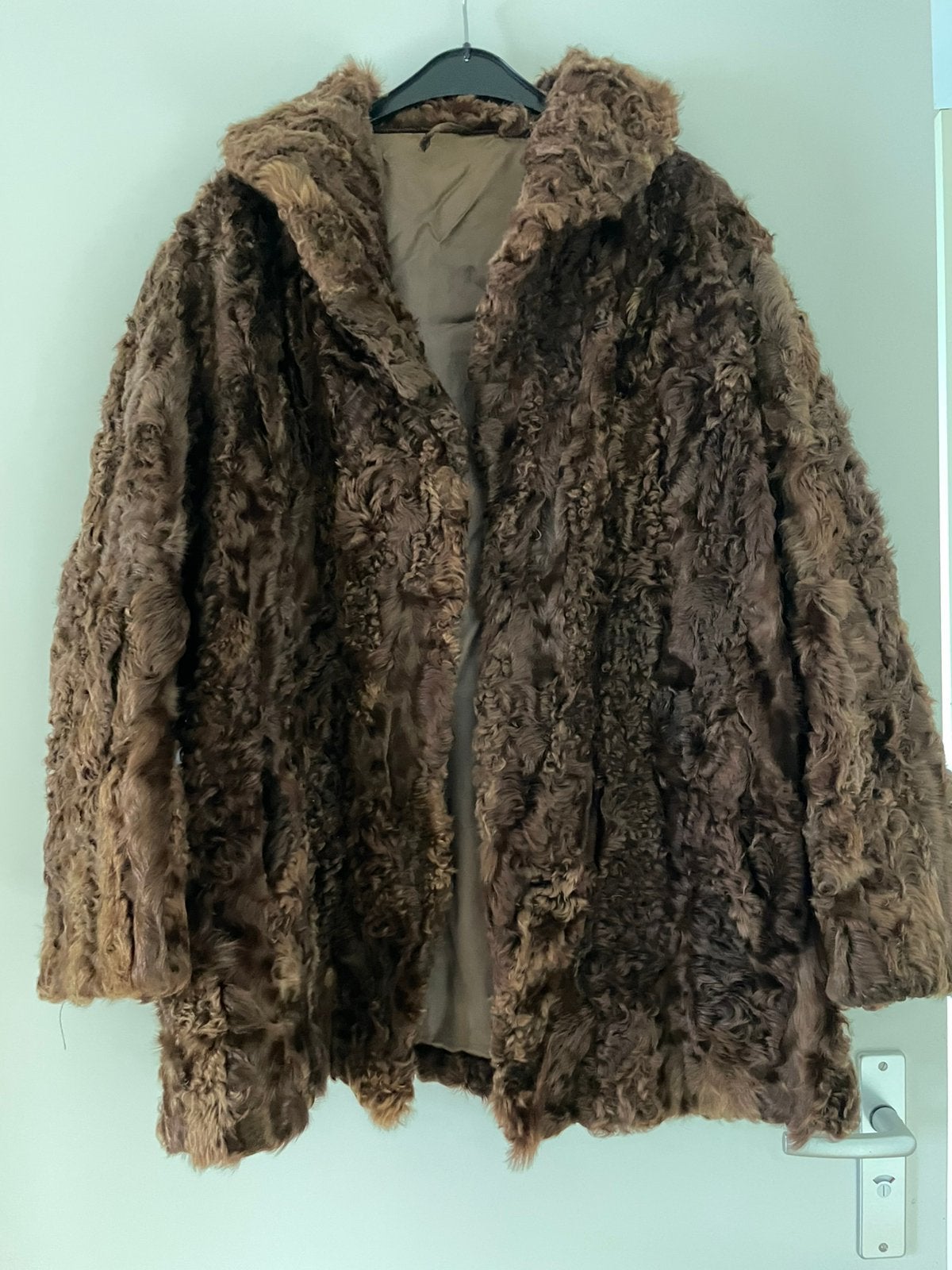 Bruine bontjas, Kleding | Dames, Jassen | Winter, Ophalen, Gedragen, Maat 38/40 (M), Bruin