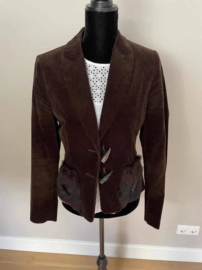 Colbert bruin maat 38 Scapa, Kleding | Dames, Jasjes, Kostuums en Pakken, Scapa, Bruin, Zo goed als nieuw, Jasje