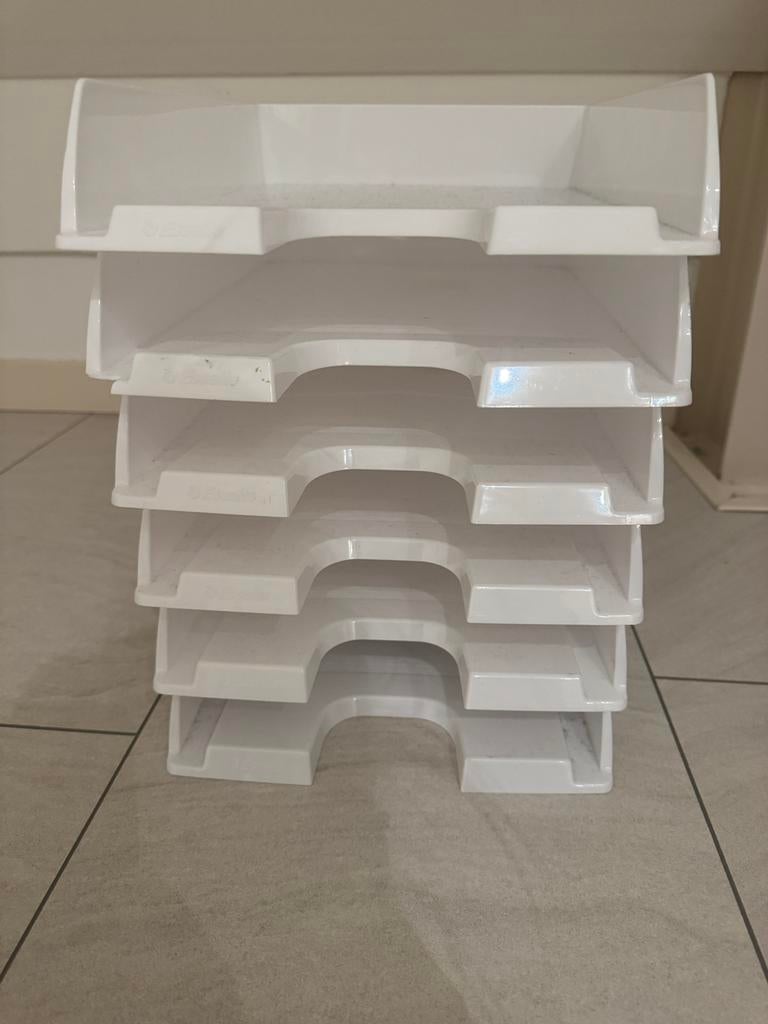 Bureau organizer 6 stuks, Ophalen of Verzenden, Zo goed als nieuw
