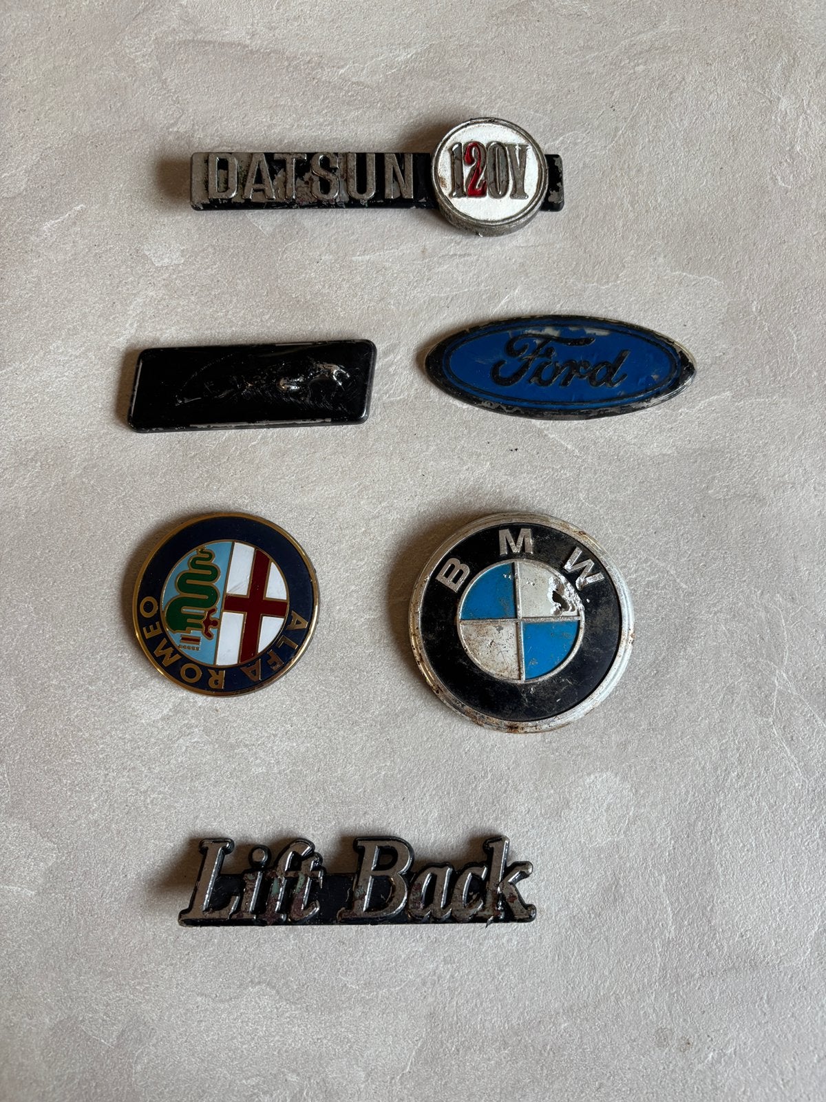 Auto emblemen, Ophalen of Verzenden, Gebruikt
