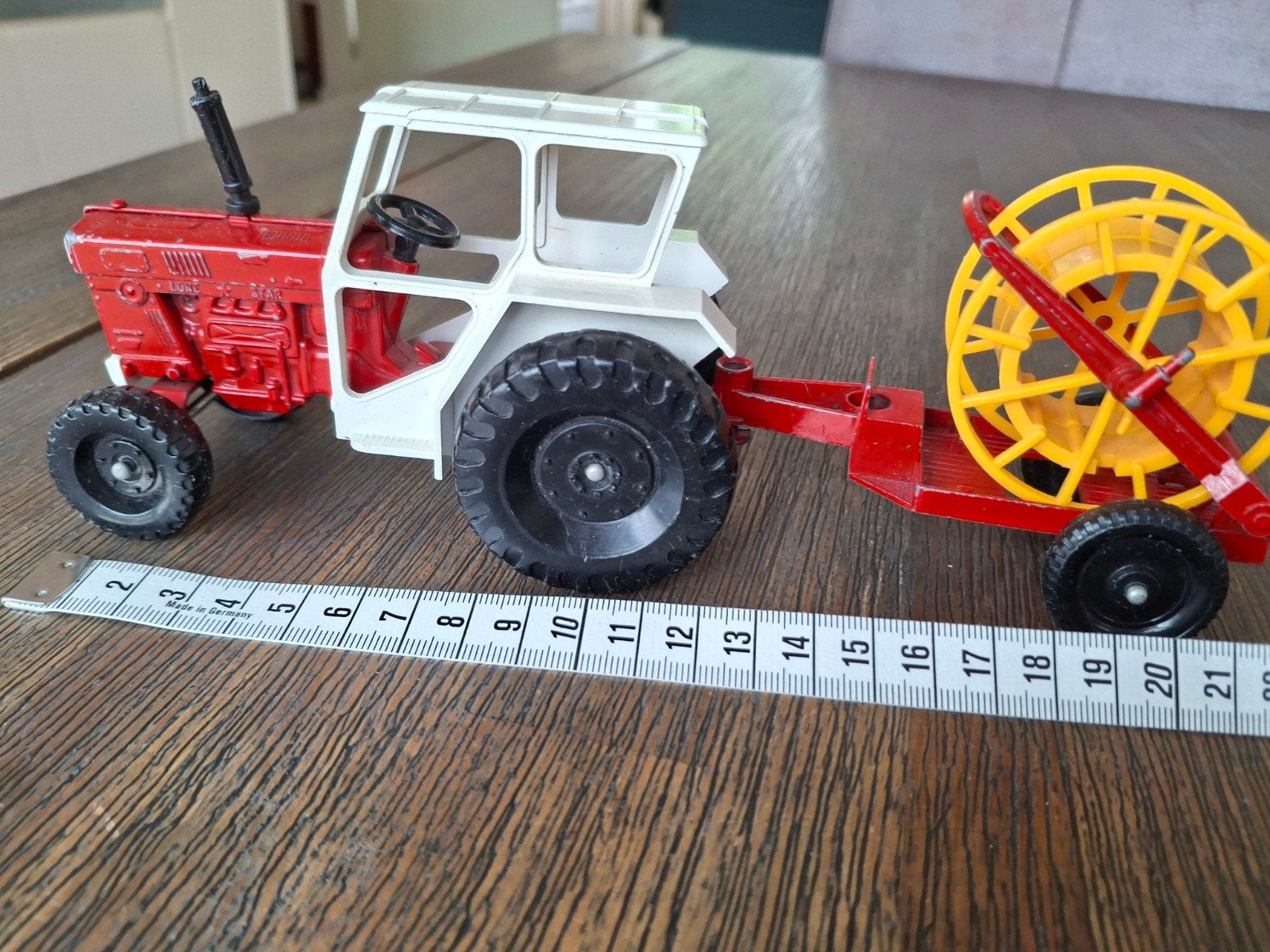 Lone Star Tractor met haspel - Made in England, Ophalen of Verzenden, Gebruikt