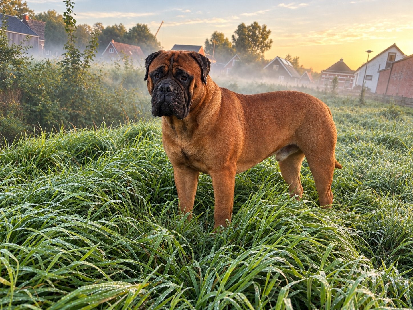 Bullmastiff Dekreu, Reu, 1 tot 2 jaar, Eén hond, CDV (hondenziekte)