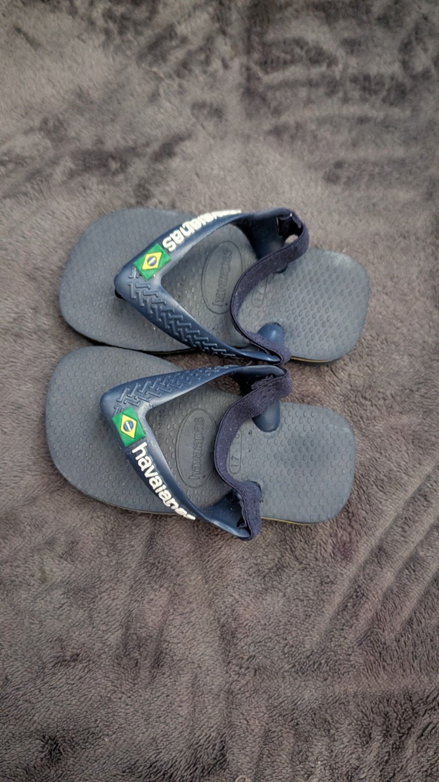 Havaianas slippers met bandje, maat 17/18, Ophalen of Verzenden, Gebruikt, Havaianas, Jongen of Meisje
