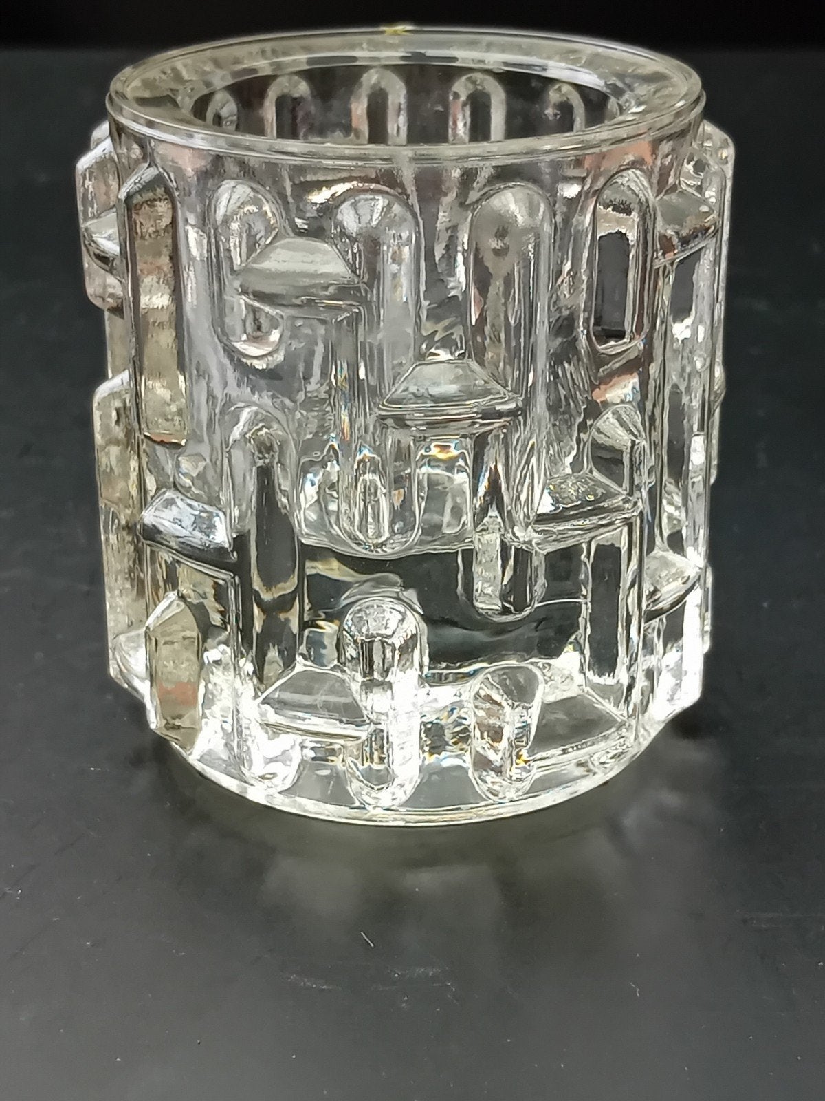 Vintage Bludiště (Labyrint) glas kandelaar František Vízn, Verzenden