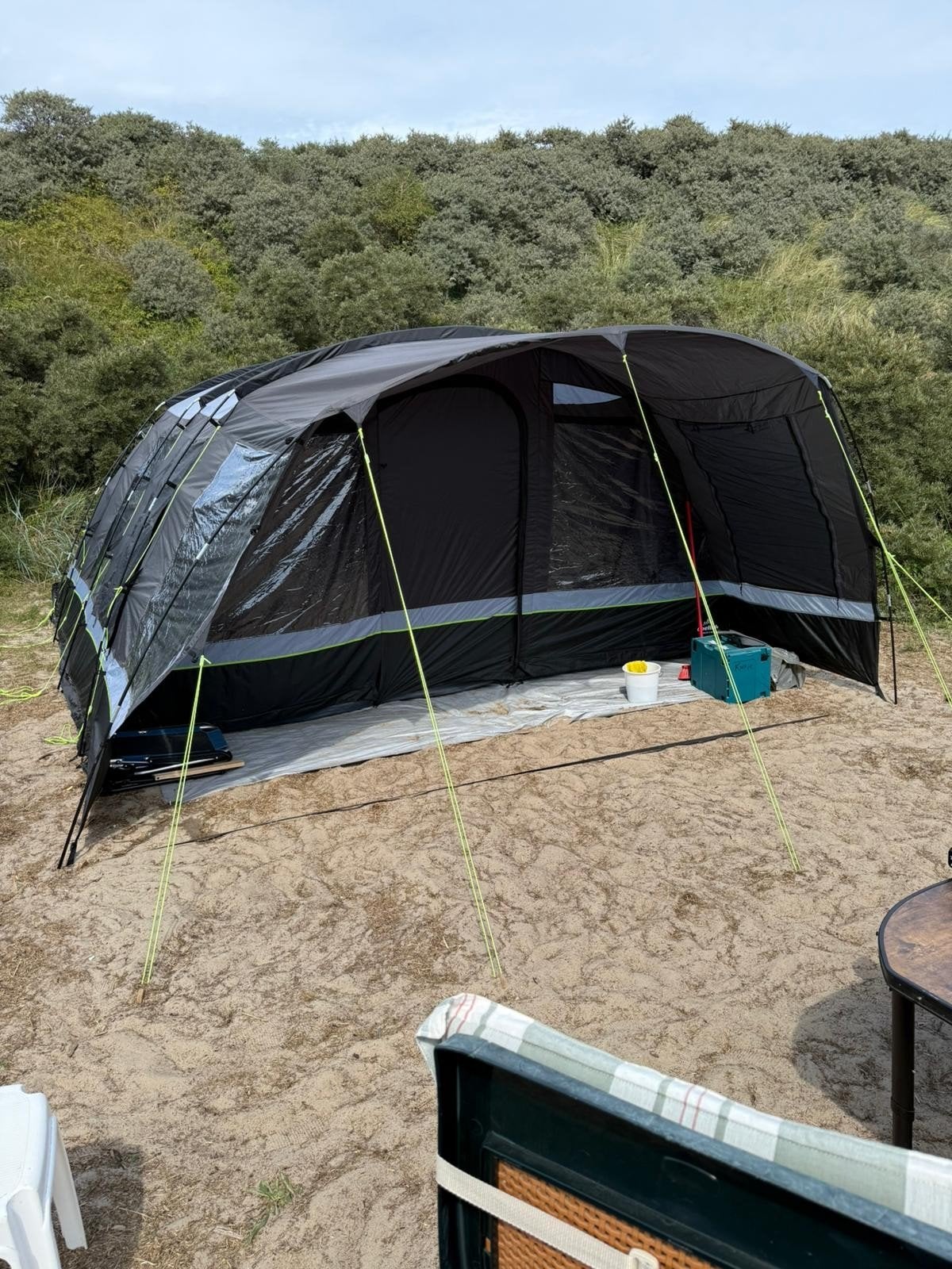 Obelink dallas 6xl, Caravans en Kamperen, Tenten, Ophalen, Zo goed als nieuw, Tot en met 6