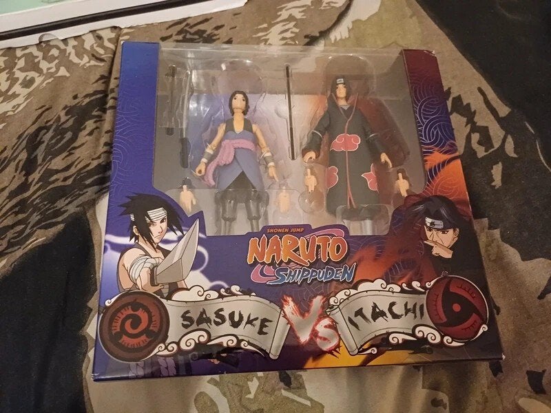 Sasuke vs Itachi Action Figures Naruto, Ophalen of Verzenden, Nieuw