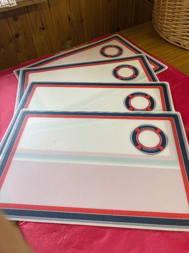 Placemat navigare, Ophalen, Zo goed als nieuw, Placemat, Meerkleurig