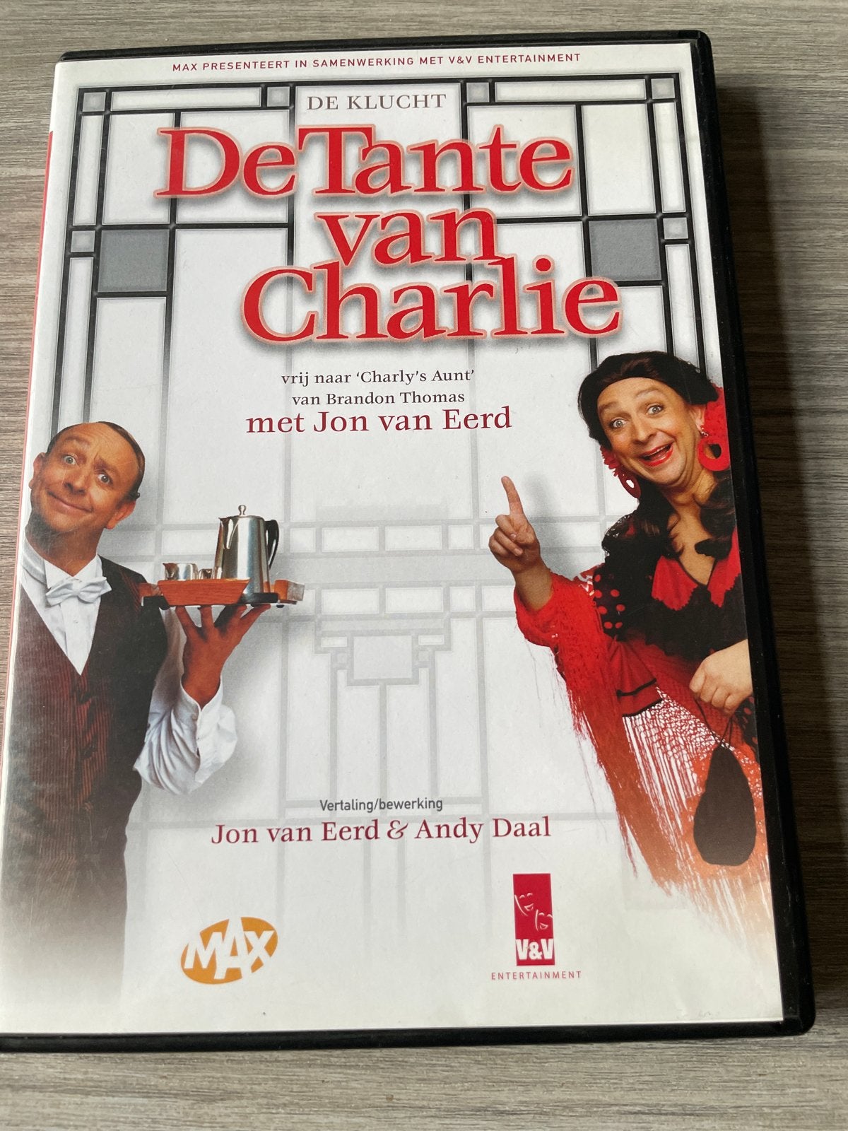De Tante van Charlie - De Klucht met Jon van Eerd (DVD), Cd's en Dvd's, Alle leeftijden, Nederlands, Overige genres, Zo goed als nieuw