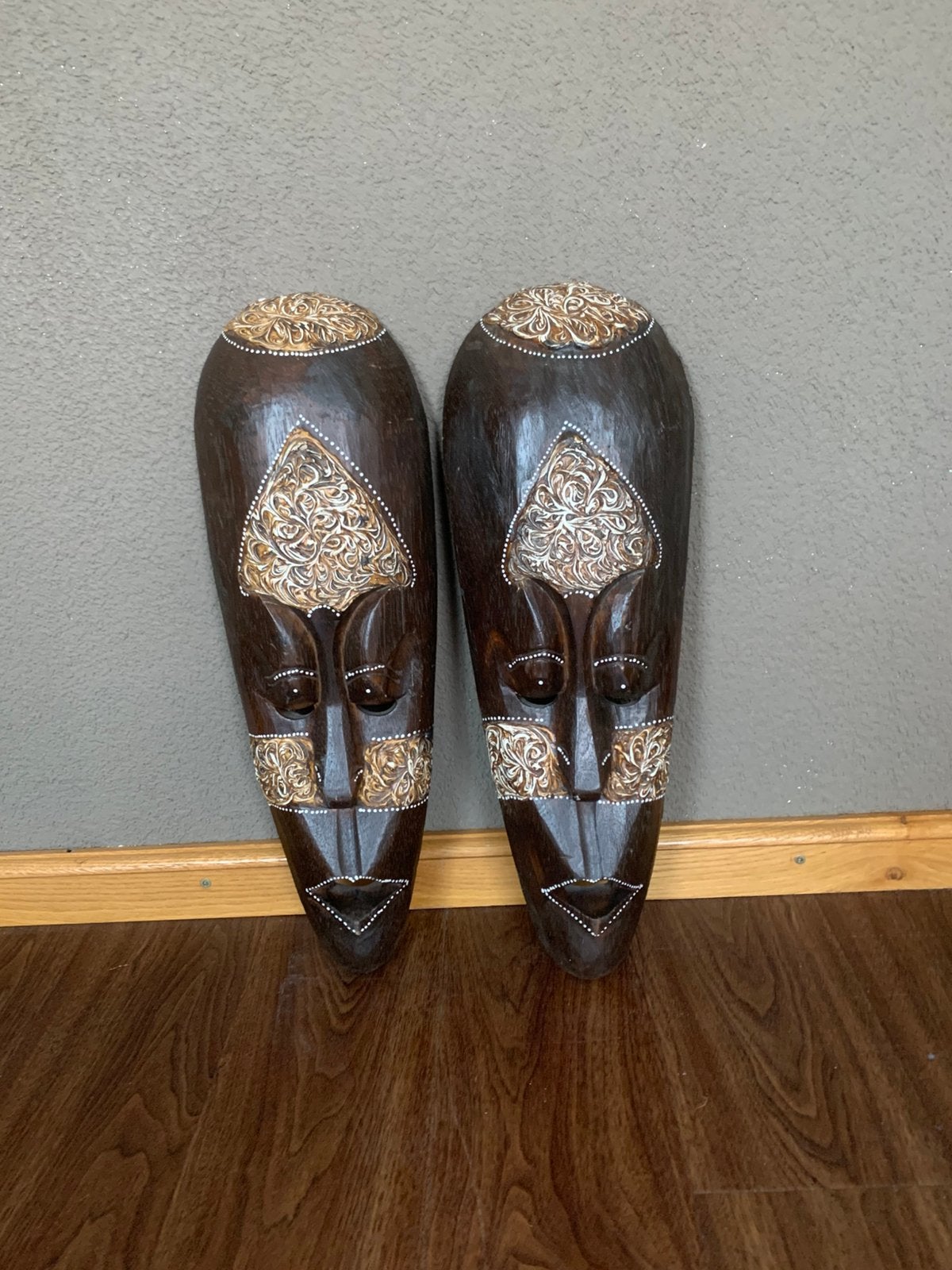 Maskers ( muurdecoratie), Ophalen, Gebruikt