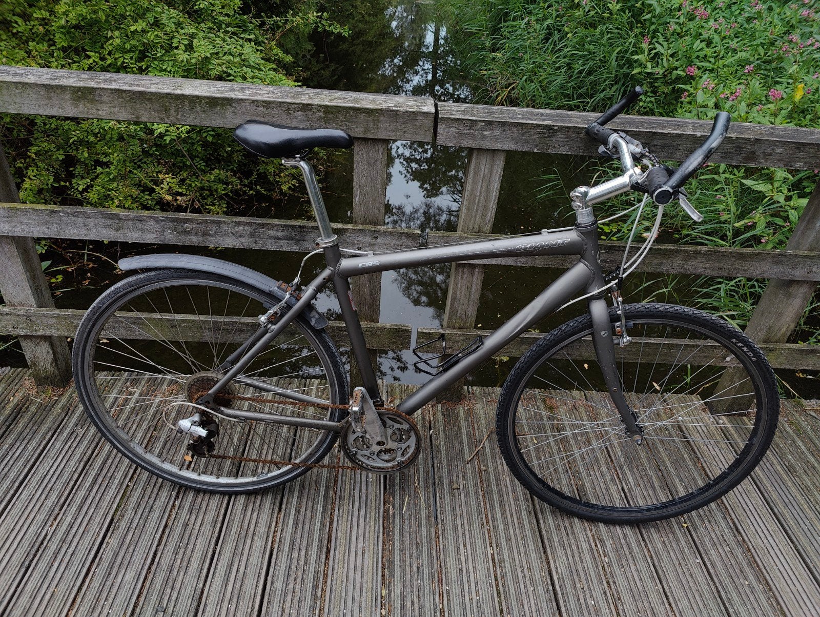 Giant CRS mountainbike/racefiets, Ophalen, 28 inch, Gebruikt, Velgrem